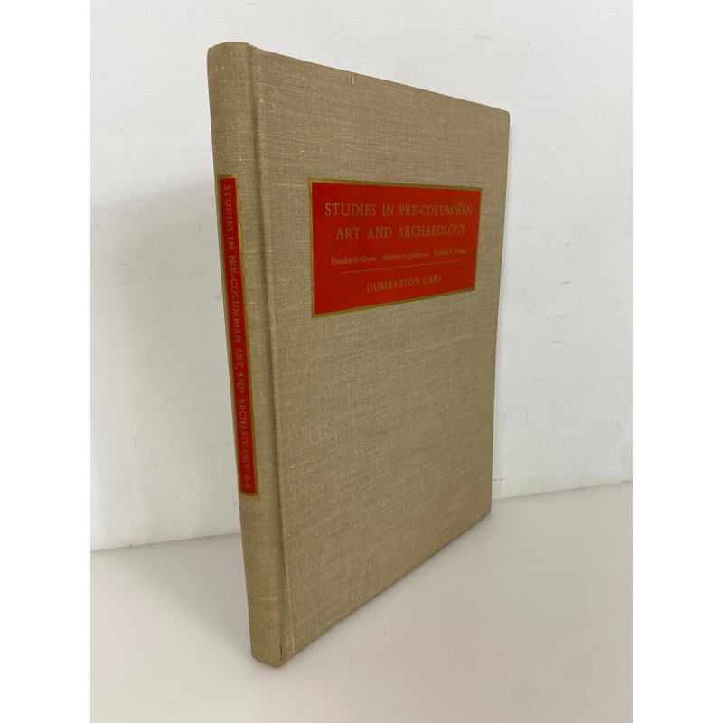 Studies in Pre-Columbian Art & Archaeology 6/7/8 Dumbarton Oaks 1970 HC