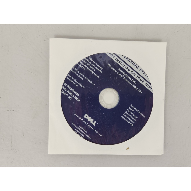 Windows Vista Business 32-Bit SP1 Re-Installation DVD
