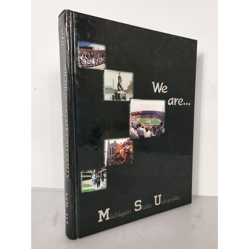 2001 Michigan State University Yearbook Red Cedar Log