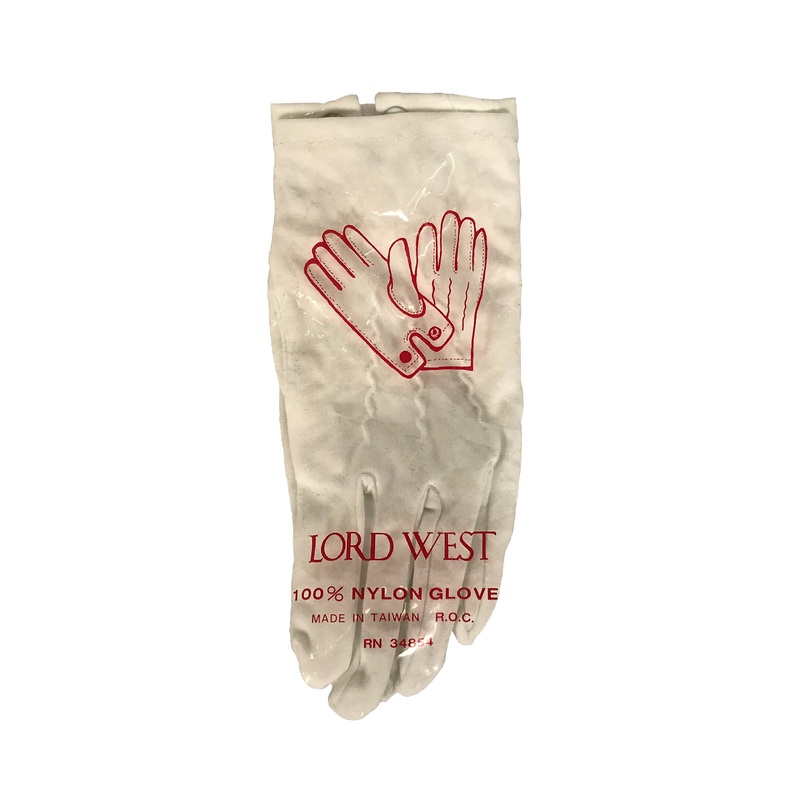 Lord West White Nylon Gloves