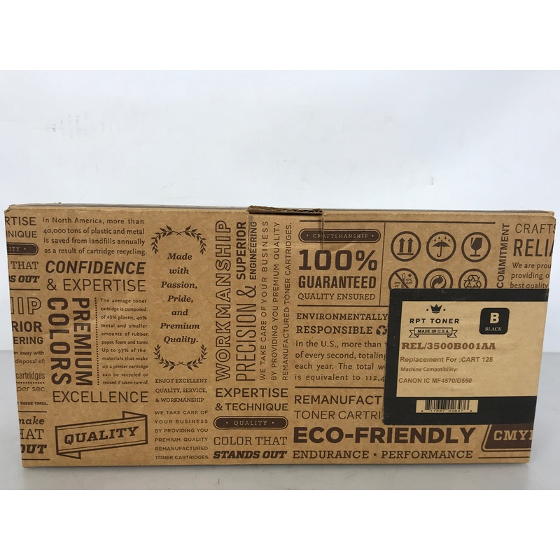 RPT Toner REL/3500B001AA Replacement for Canon 128 Black Toner Cartridge