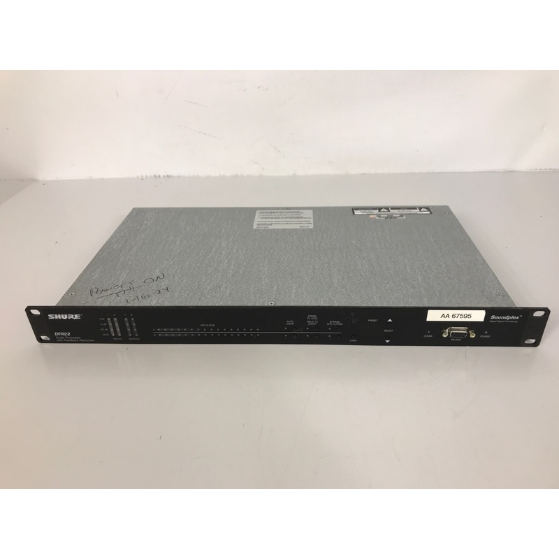 Shure DFR22 Audio Processor with Feedback Reduction