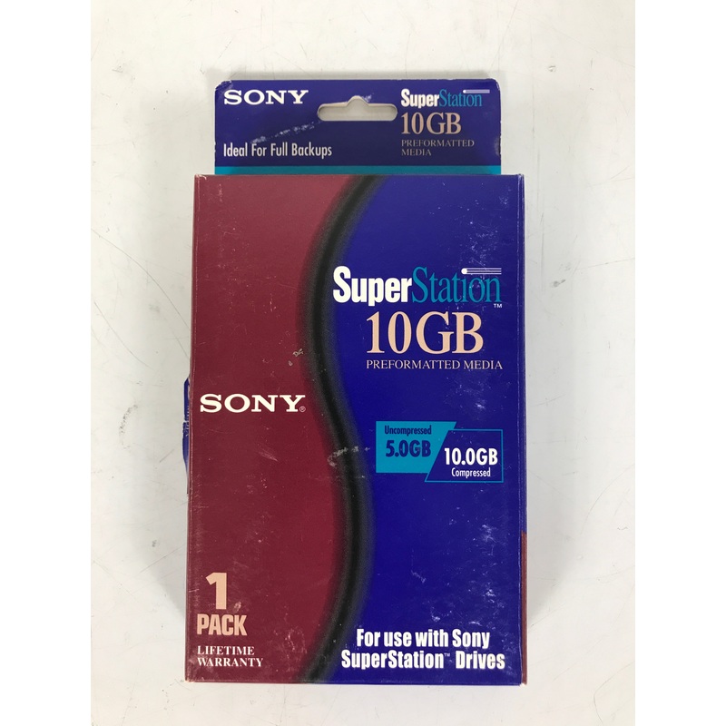 Sony SuperStation 10GB Preformatted Data Tape Media – 1 Pack