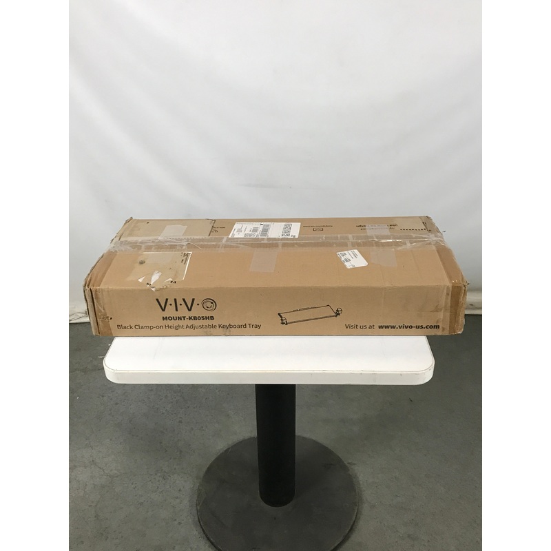 VIVO Black Clamp-On Adjustable Computer Tray