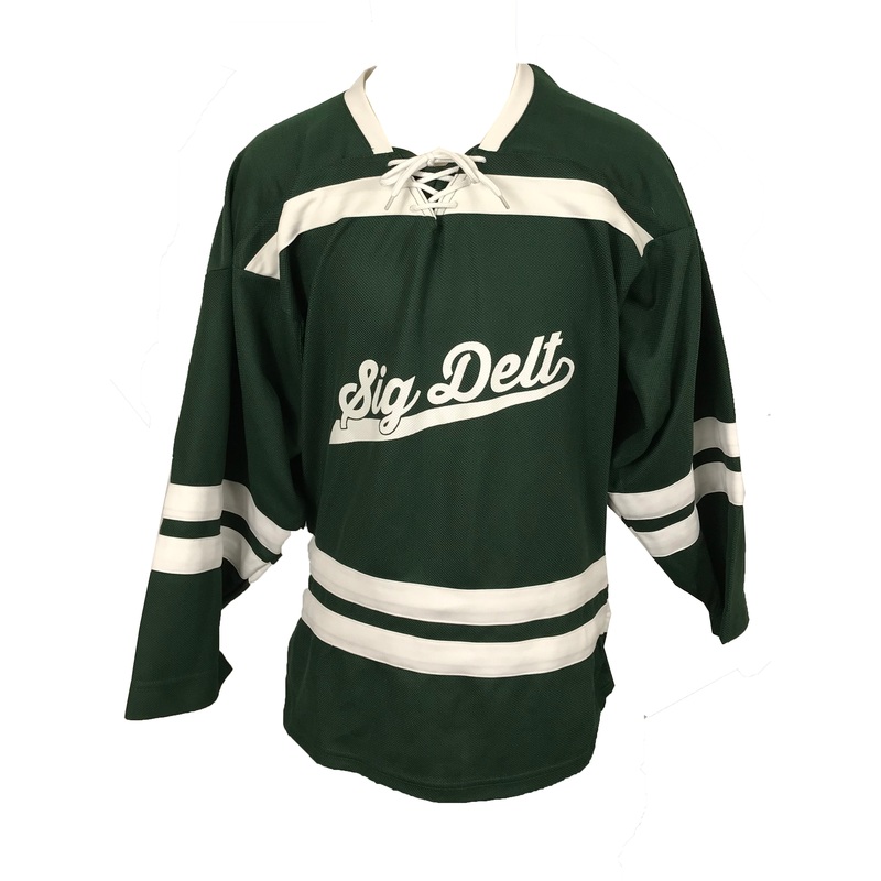 Warrior Green Sigma Delta Phi Fraternity Jersey Men’s Small