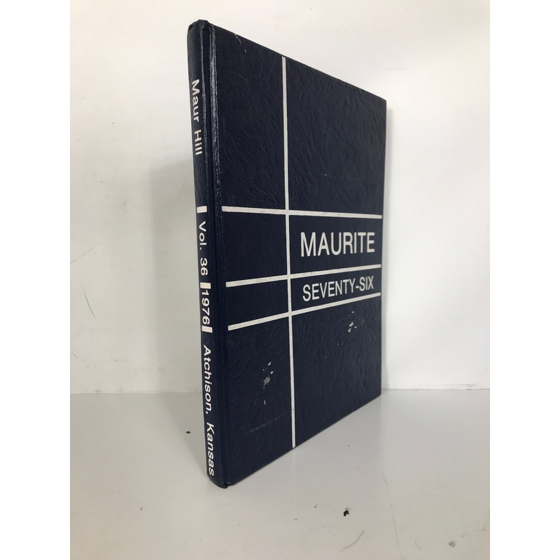 1976 Maur Hill-Mount Academy Yearbook Atchison KS With Ephemera HC