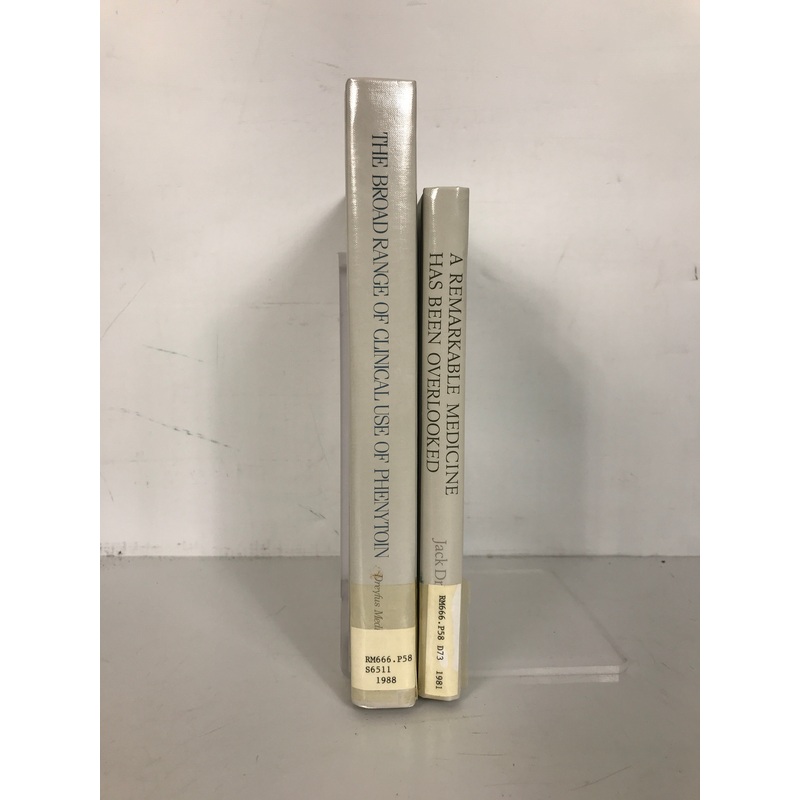 2 Vols: Dreyfus Medical Foundation Use of Phenytoin/Medicine Overlooked Ex-Library