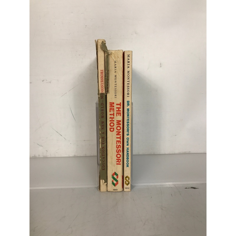 3 Maria Montessori 1959-1965 Incl Education for a New World HCDJ/SC