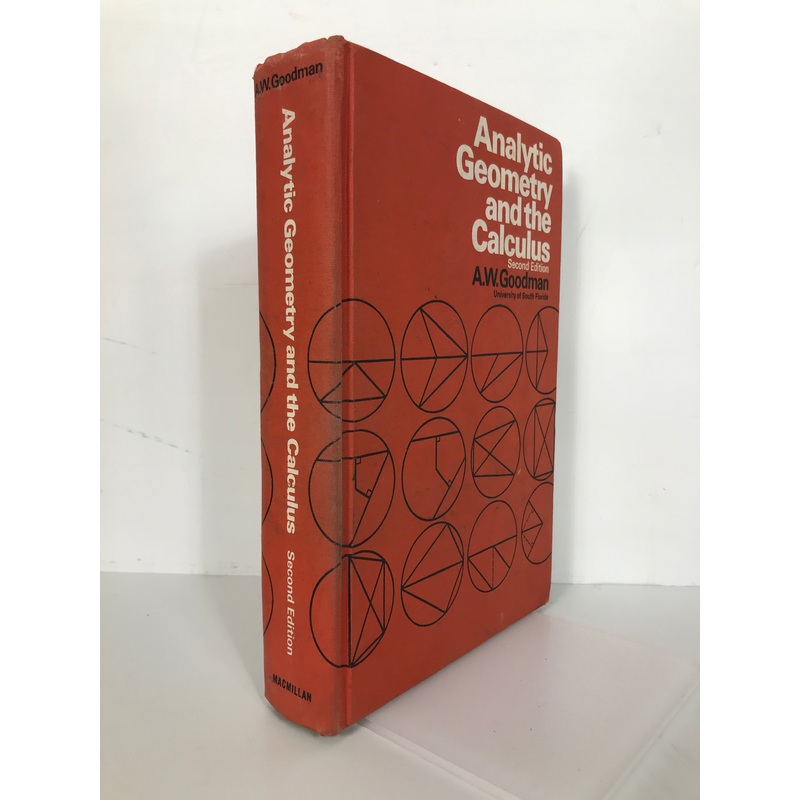 Analytic Geometry and the Calculus Goodman 1970 2nd Ed Vintage Textbook