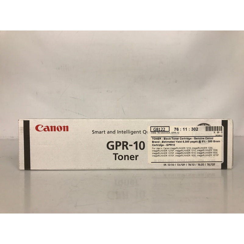 Canon GPR-10 7814A003AA Black Toner