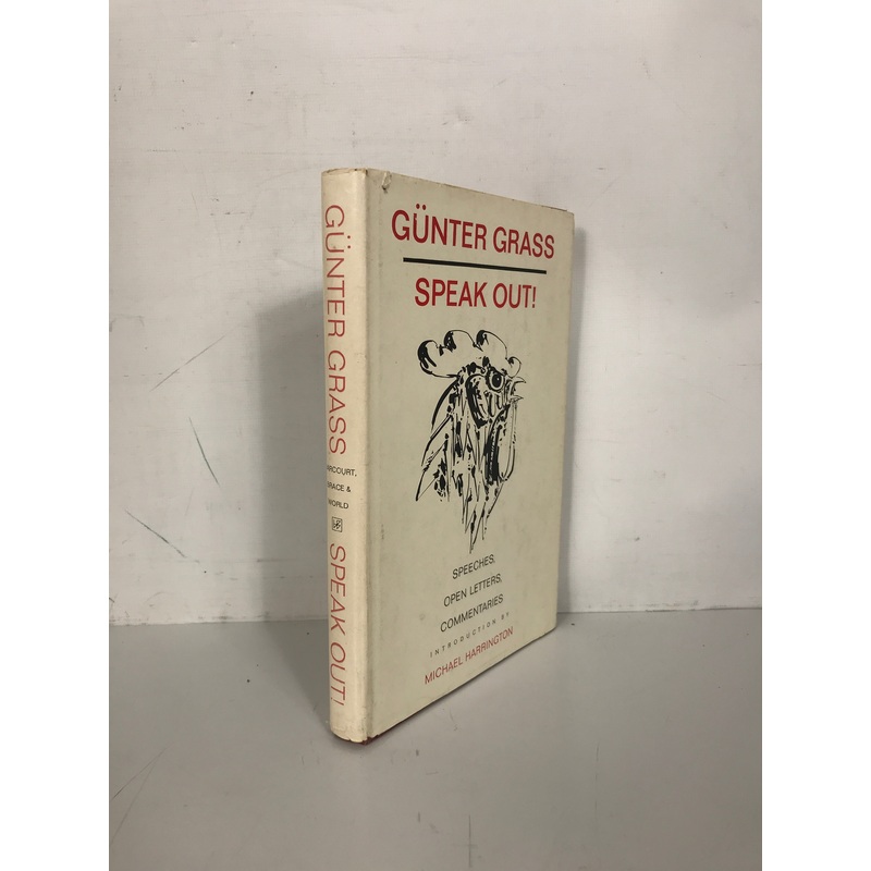 Gunter Grass Speak Out! Speeches/Letters/Commentaries 1969 HC DJ