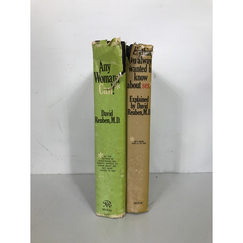 Lot of 2 David Reuben: Everything You Always Wanted to Know/Any Woman Can HCDJ