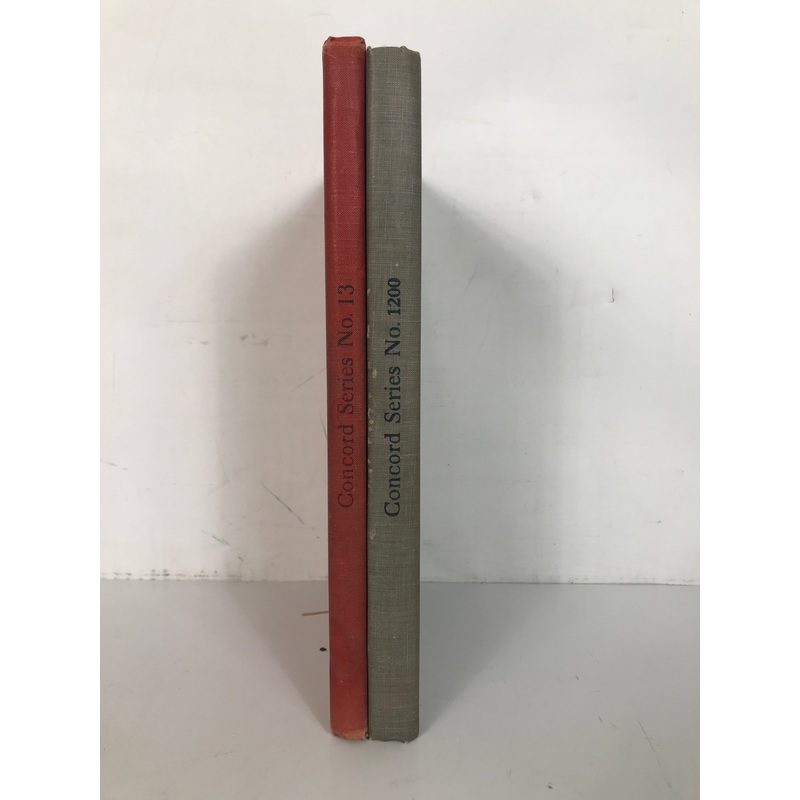Lot of 2: The Concord Anthem Book/Second Concord Anthem Book 1922 HC