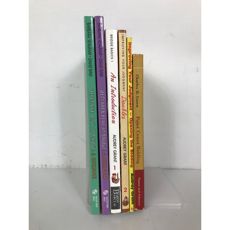 Lot of 6 Better Bridge Play Handbooks 1960-2013 SC