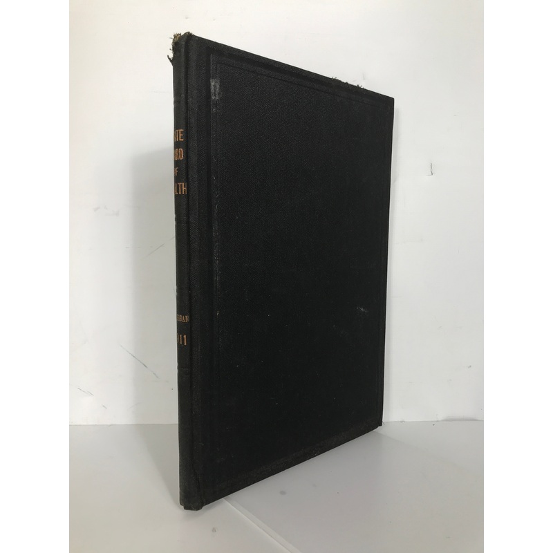 Michigan State Board of Health 39th Annual Report 1911 Antique HC