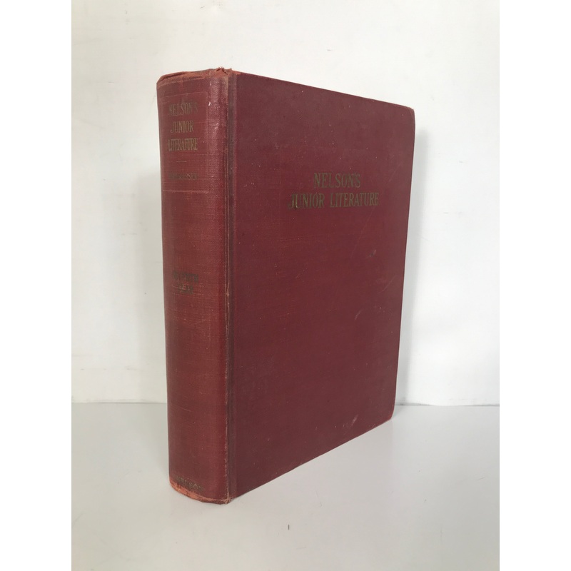 Nelson’s Junior Literature 7th Year Goldwasser 1934 Textbook