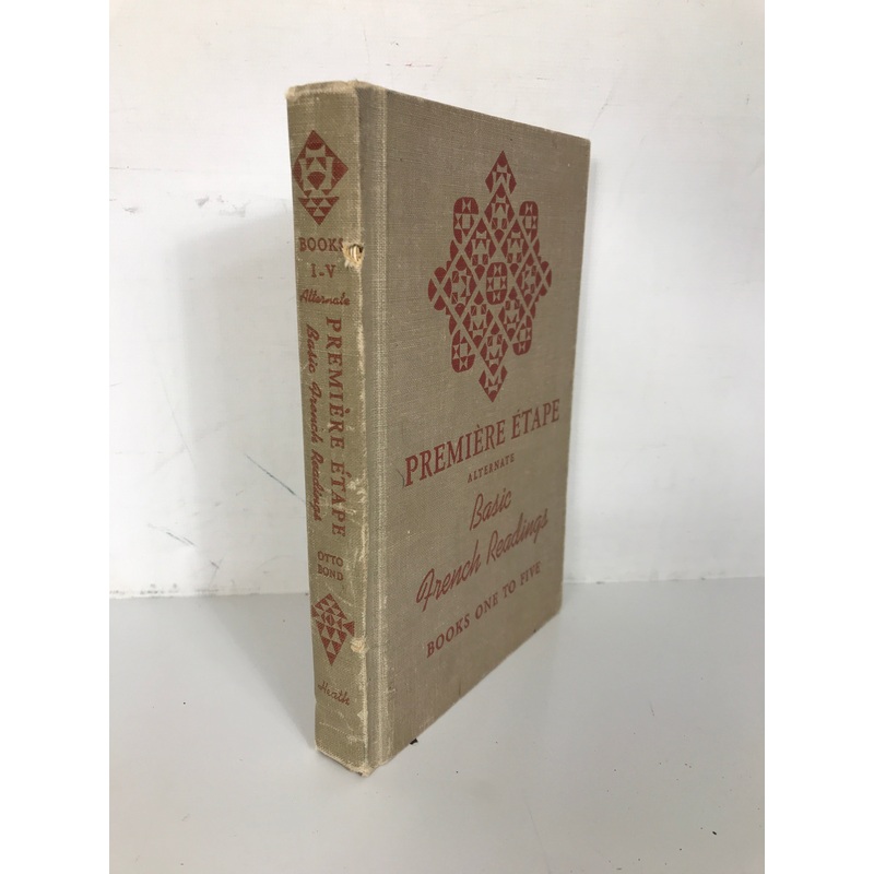 Premiere Etape Basic French Readings Books 1-5 Otto Bond 1947 HC