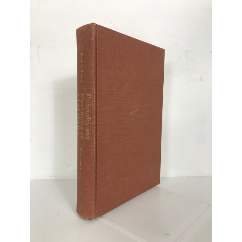 Principles & Procedures of Statistics Steel/Torrie 1960 HC Textbook