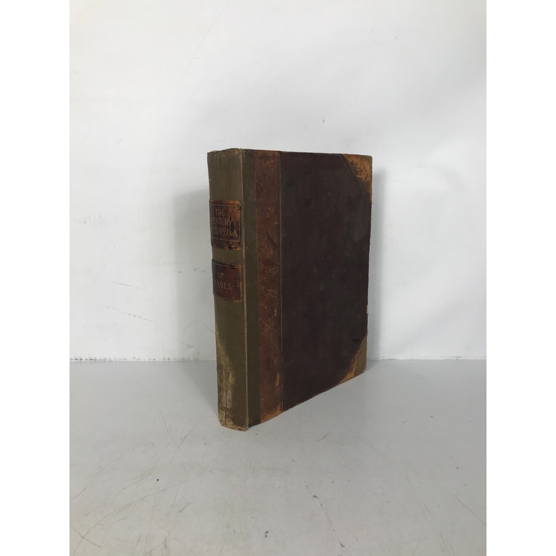 The Century Cyclopedia of Names Benjamin Smith 1894 Antique Leather HC Ex-Lib