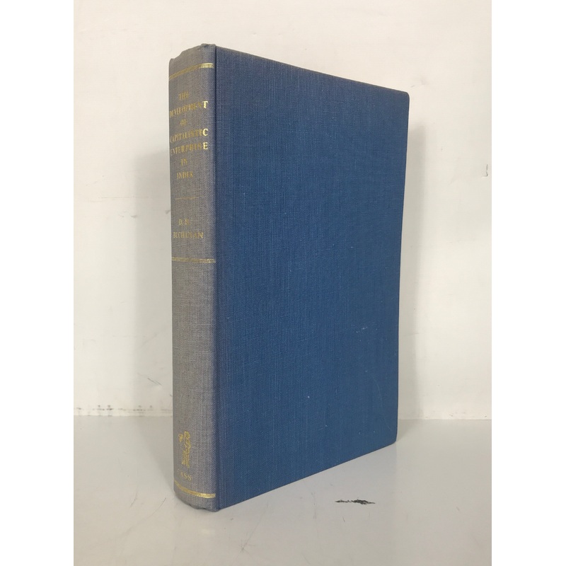 The Development of Capitalistic Enterprise in India Buchanan 1966 HC Ex-Library