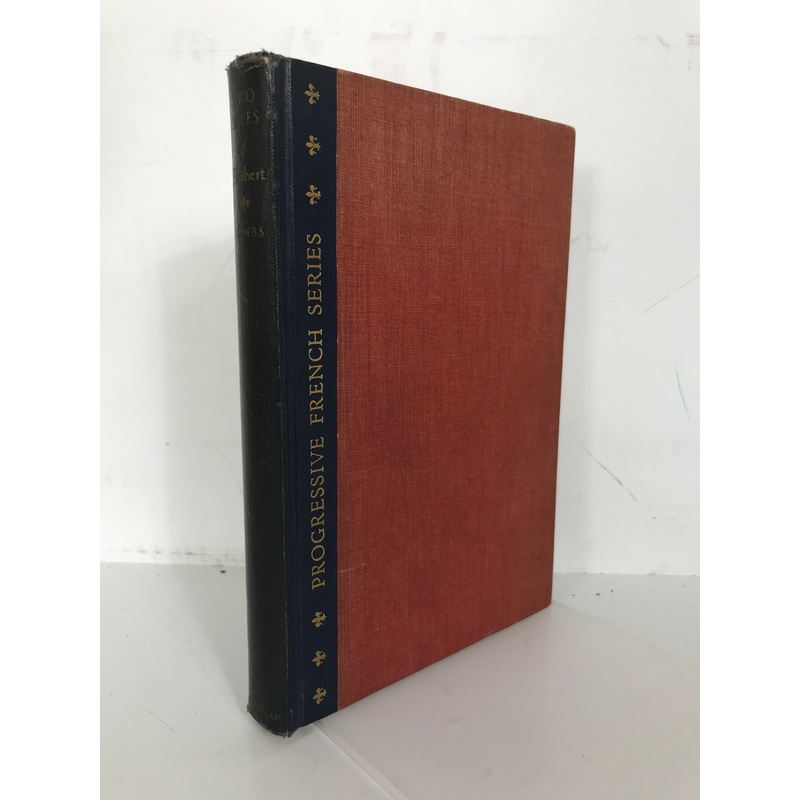 Two Tales of Flaubert Josiah Combs 1935 in French w Vocabulary