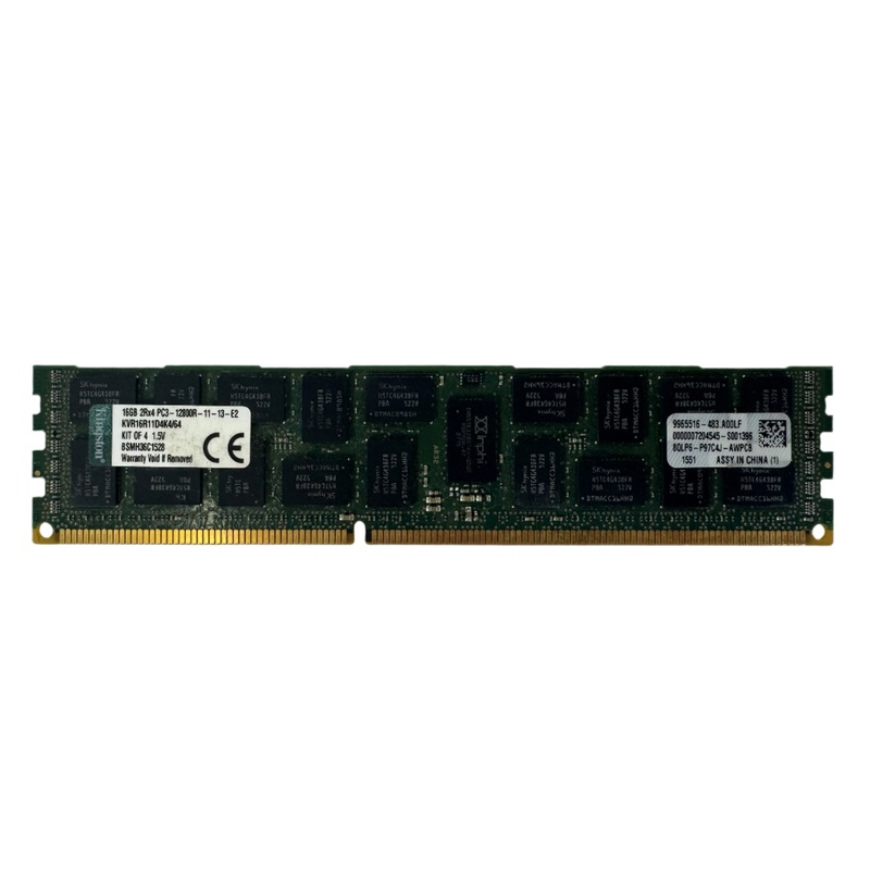 16GB 2Rx4 PC3-12800R-11-13-E2 DDR3 1600MHz Server Registered Memory