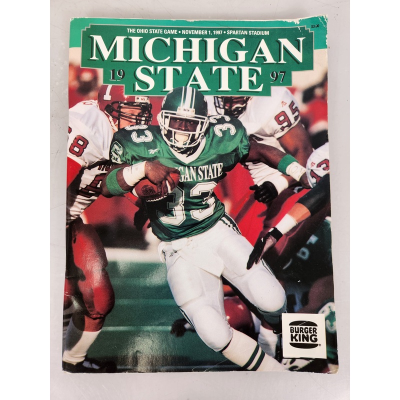 1997 Michigan State vs Ohio State Football Program