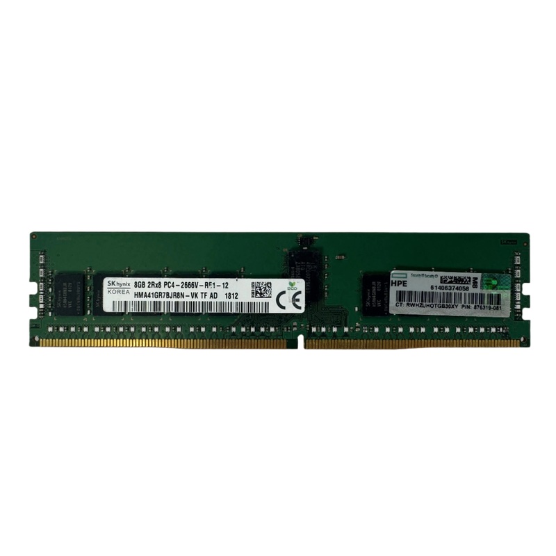 8GB 2Rx8 PC4-2666V-RE1-12 DDR4 2666MHz Server Registered Memory