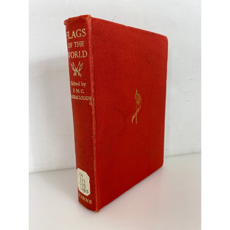 Flags of the World by Barraclough 1965 Revised Ed Ex-Library HC