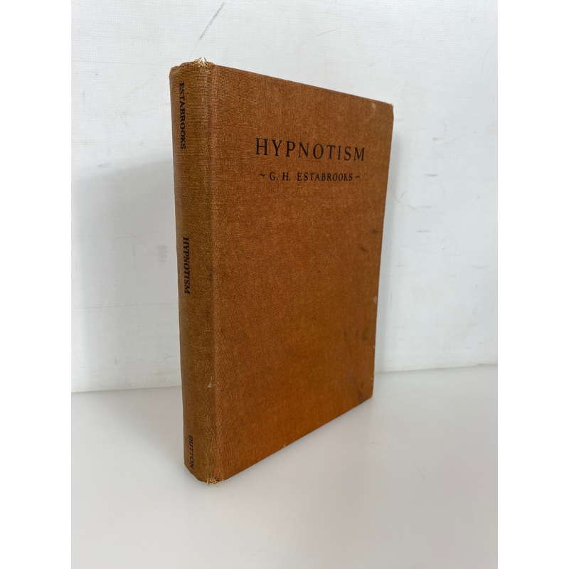 Hypnotism by G.H. Estabrooks 1946 Sixth Printing Rare Vintage HC