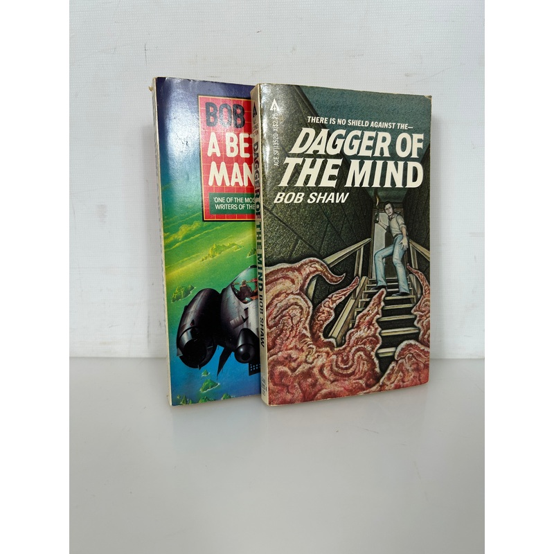 Lot of 2 Bob Shaw Sci-Fi paperbacks Dagger of the Mind/A Better Mantrap