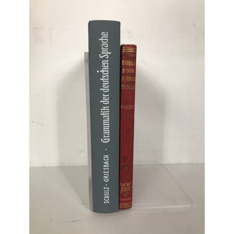 Lot of 2: Middle High German Primer/Grammar of German Language HC