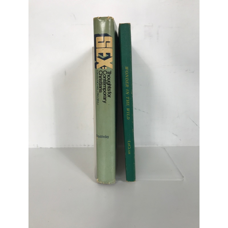Lot of 2: Wonder in the Wild/Sex: Thoughts for Contemporary Christians 1969-72