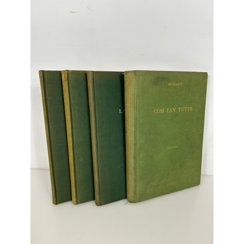 Lot of 4 Bilingual Opera Scores Published by Schirmer HC