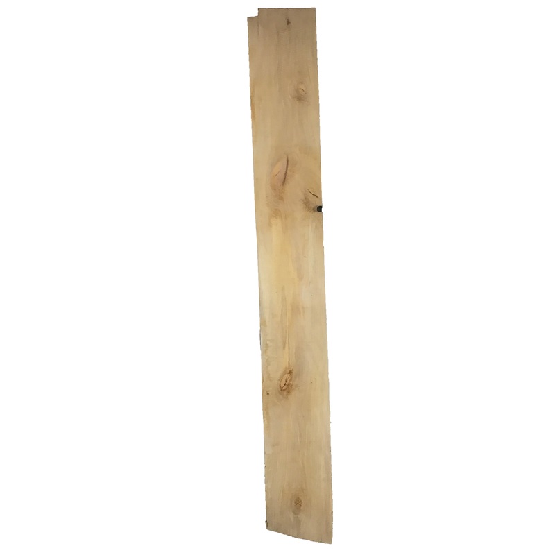 MSU Shadows Live Edge Sycamore Slab Wood 108 x 13.25