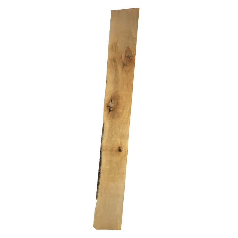 MSU Shadows Live Edge Sycamore Slab Wood 108 x 13.5