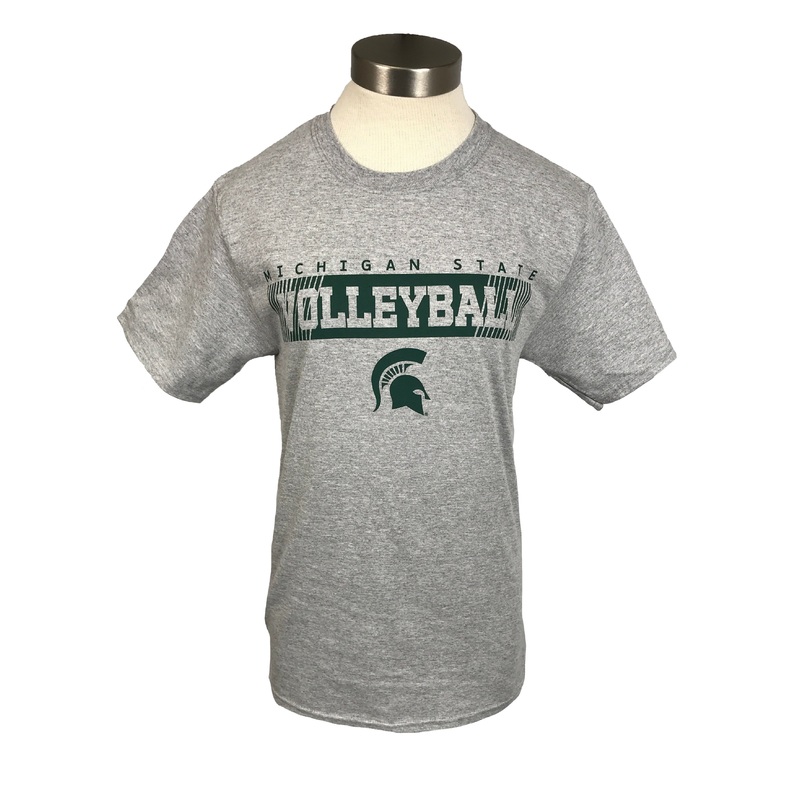 New Gray MSU Volleyball T-Shirt Unisex Size Small