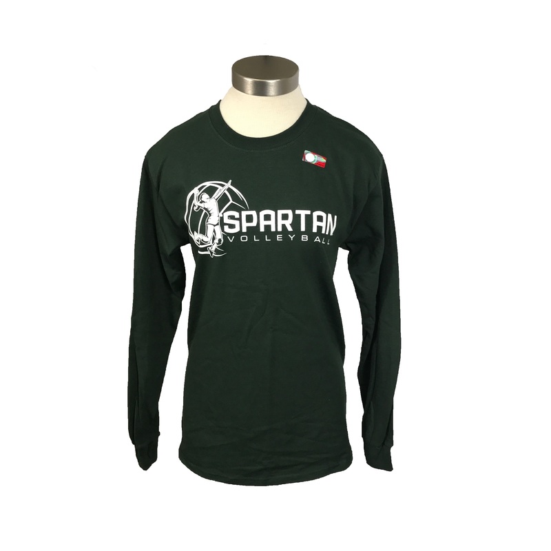 New Green MSU Women’s Volleyball Long Sleeve Unisex Size Small
