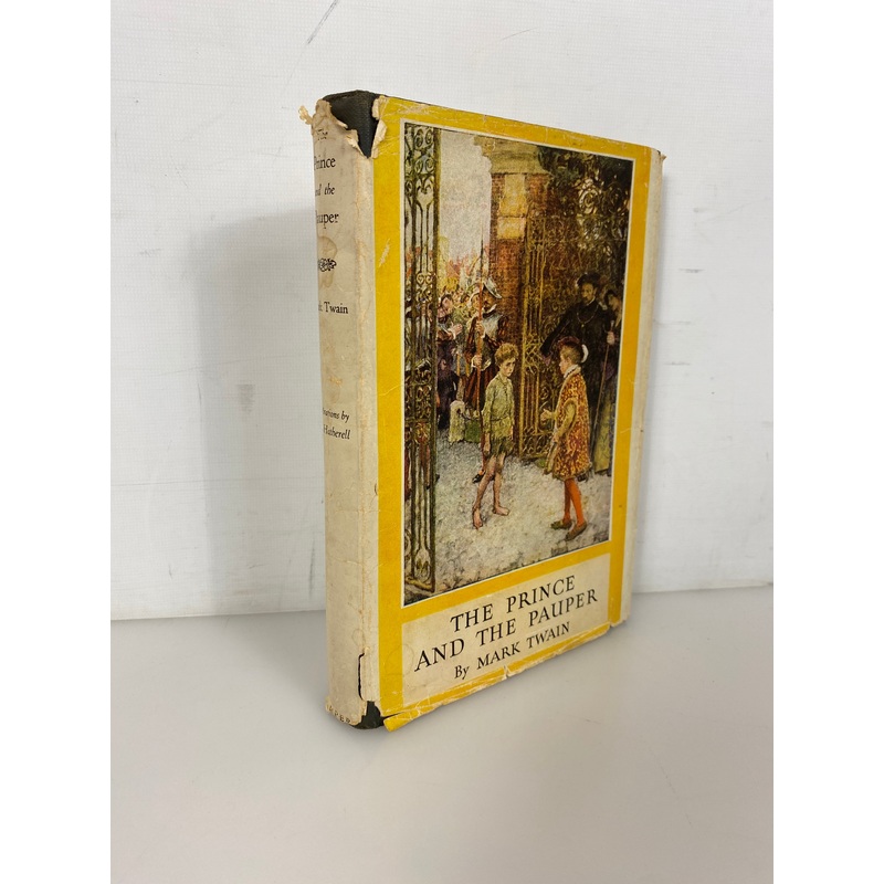 The Prince and the Pauper Mark Twain 1909 Antique HC w Color Plates