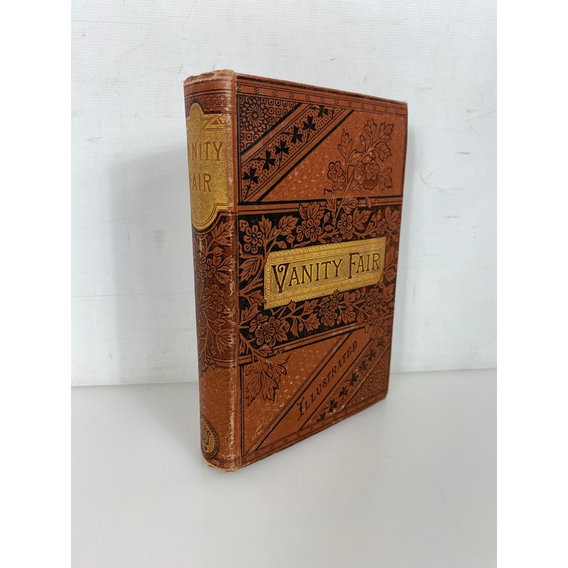 Vanity Fair Illustrated by Thackeray Undated J.W. Lovell Antique HC