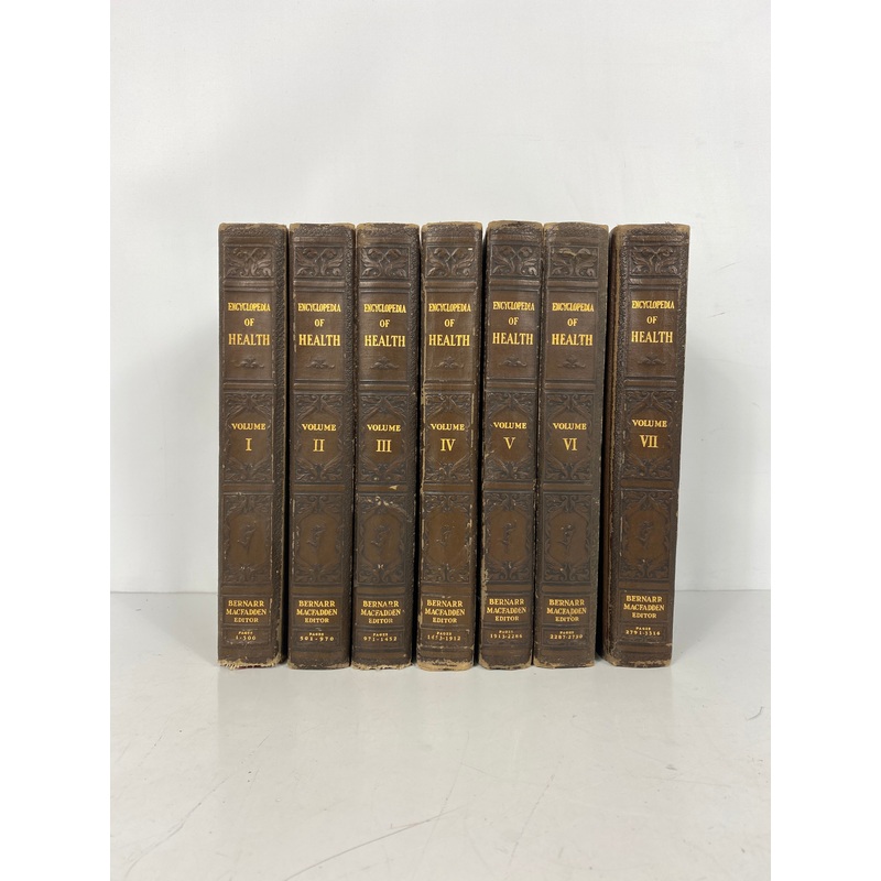 7 Volumes: The Encyclopedia of Health and Physical Culture 1940 HC