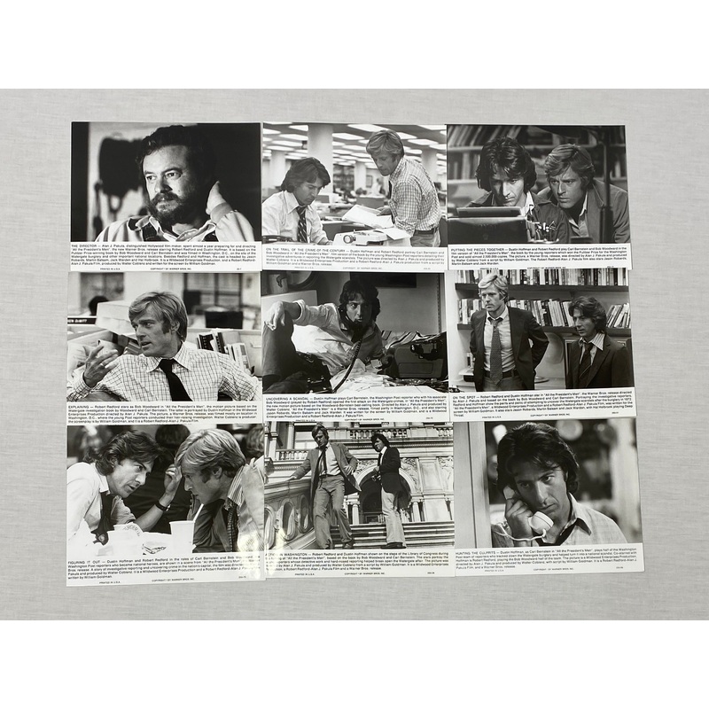 All the President’s Men Movie Promo Photo Lot of 10
