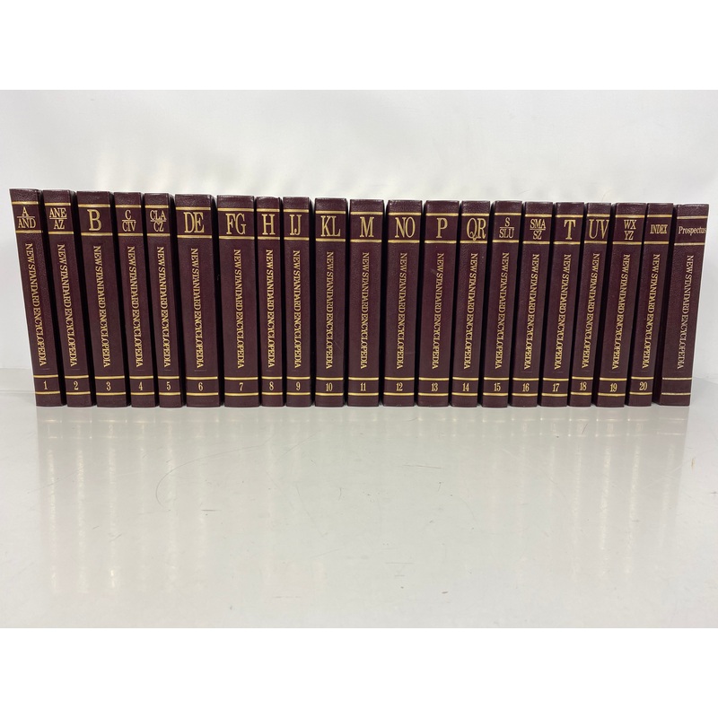 Complete 21 Vol Set New Standard Encyclopedia w Prospectus 1994 HC