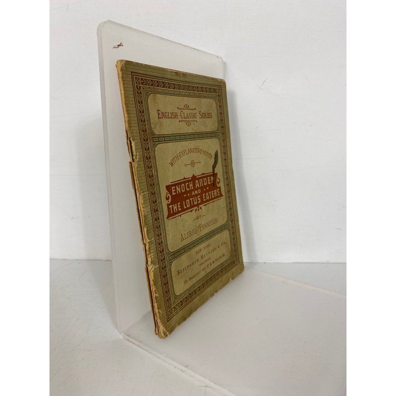 Enoch Arden & the Lotus Eaters Tennyson 1892 English Classic Series Antique SC