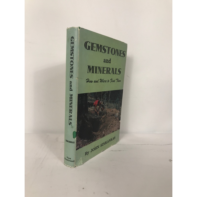 Gemstones & Minerals How/Where to Find Them Sinkankas 1961 1st HCDJ
