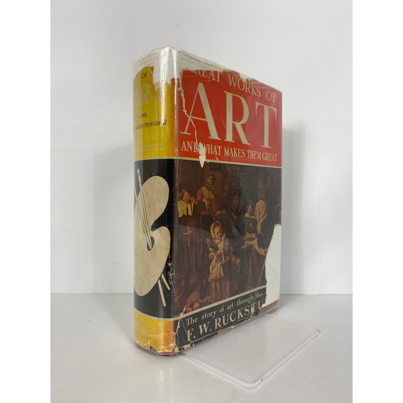 Great Works of Art & What Makes Them Great Ruckstull 1925 1st Ed HCDJ