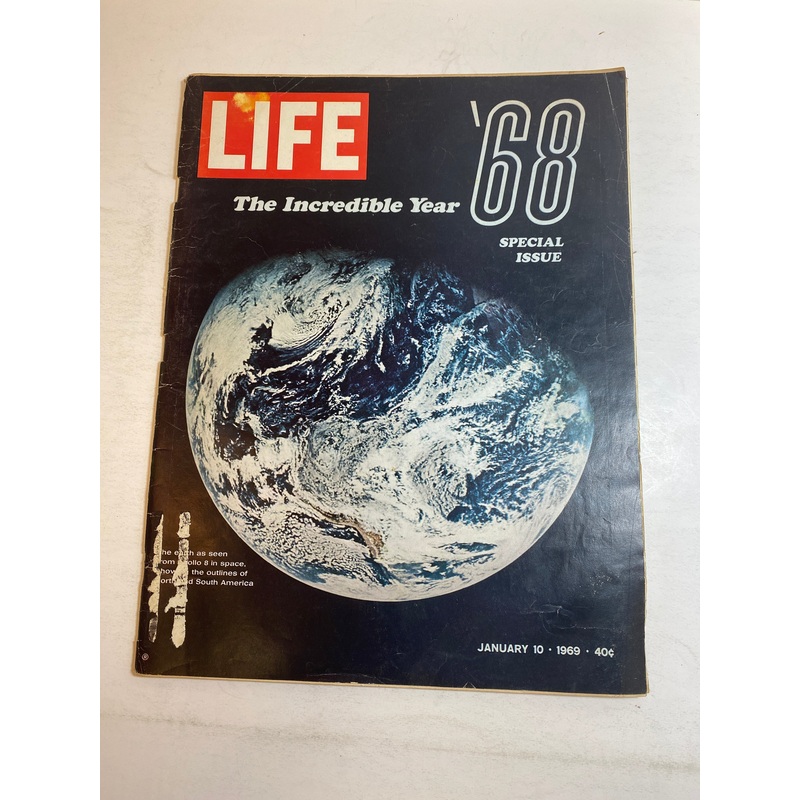 Life Magazine January 10, 1969 The Incredible Year 1968