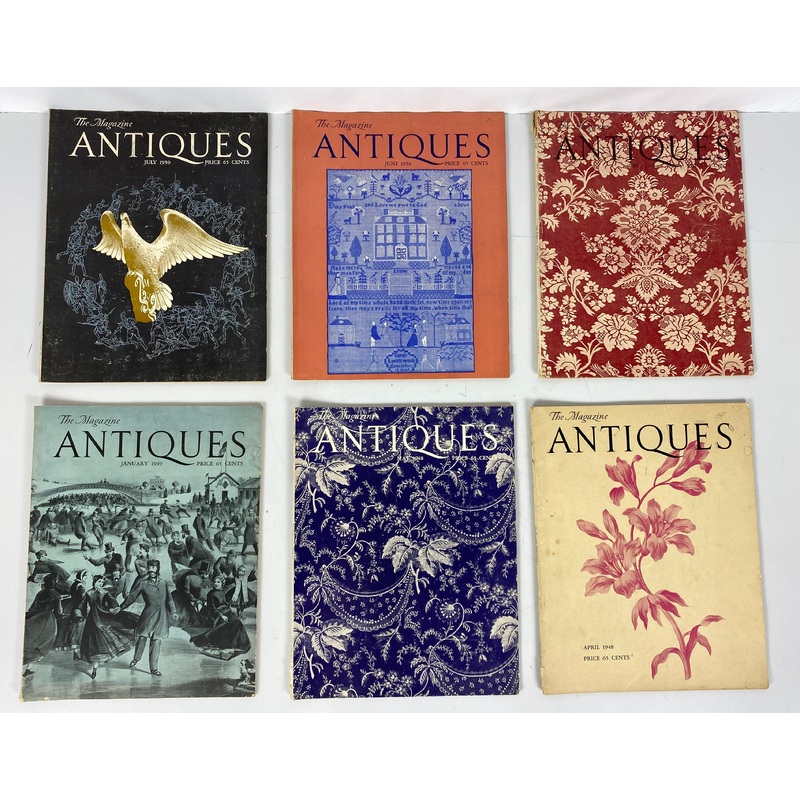 Lot of 12 Antiques the Magazine  1948-1951
