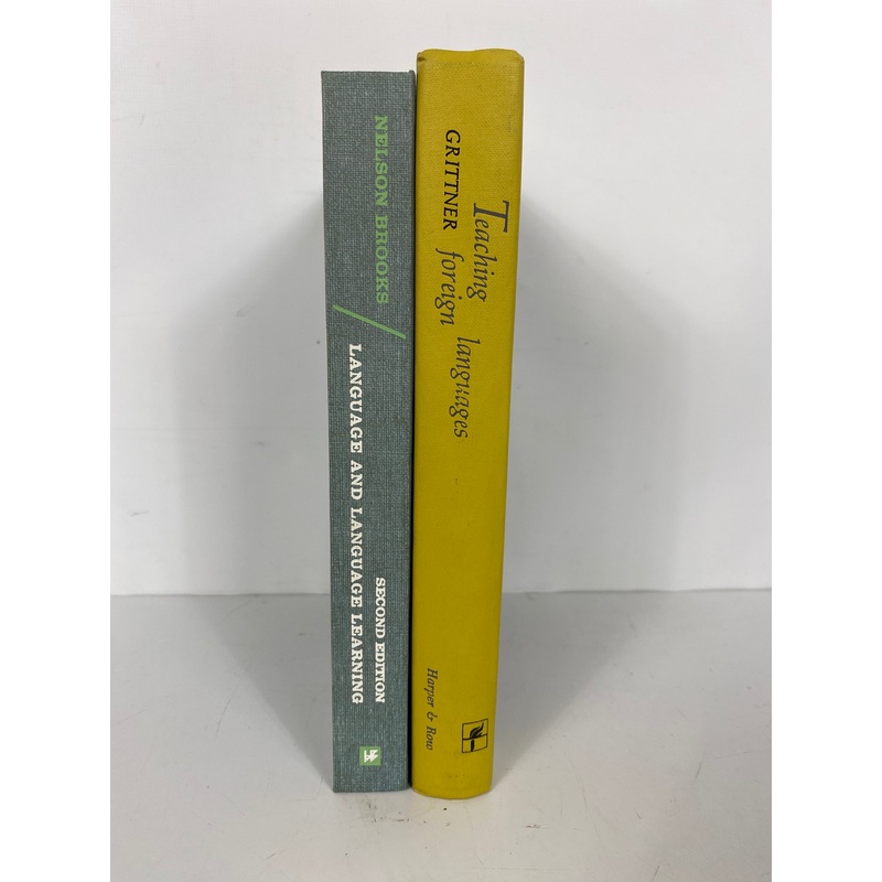 Lot of 2: Teaching Foreign Languages/Language & Language Learning 1964-69 HC