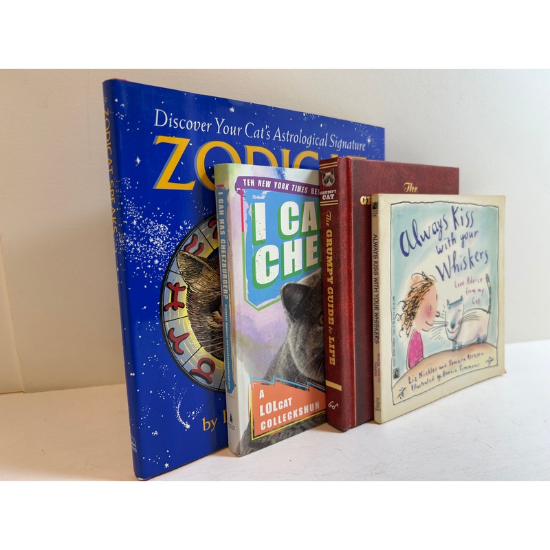 Lot of 4 Funny Cat Books
